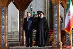 استقبال رئیسی از نخست وزیر عراق در سعدآباد

