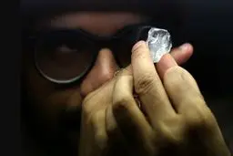 صادرات الماس هند متوقف شد 