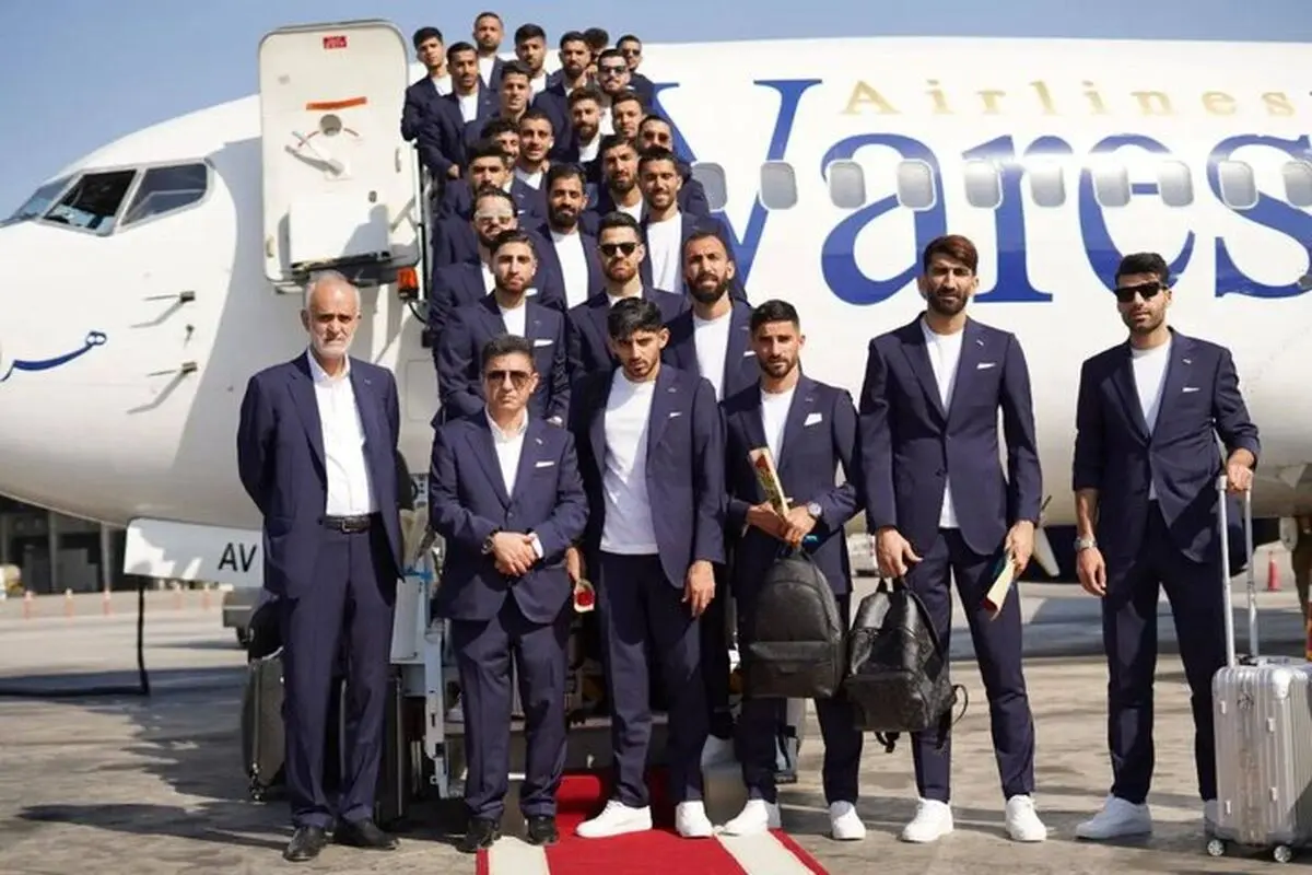 تیم ملی فوتبال عازم قطر شد