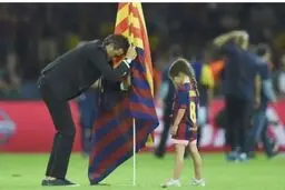 انریکه برای جشن قهرمانی پاری‌سن‌ژرمن و یک لباس ویژه+ عکس