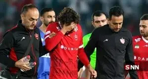 غیبت یک ماهه ستاره پرسپولیس به علت مصدومیت شدید