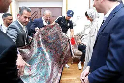رونالدو از فرش قم تا اسپیناس‌پالاس