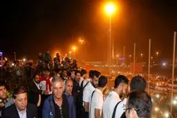 بازگشت تیم ملی ایران به کشور  