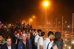 بازگشت تیم ملی ایران به کشور  