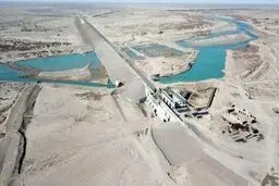 تصاویر ماهواره خیام نشان می دهد طالبان با انحراف مسیر آب هیرمند، مانع رسیدن آب به ایران شده
