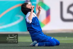 دیدار دو تیم فوتبال زنان آوا تهران و پالایش ایلام

