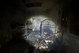 حریق در خوابگاه دختران دانشگاه آزاد قزوین مهار شد
