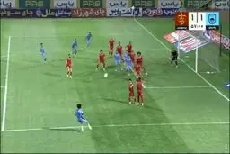 گل اول چادرملو به پرسپولیس+ ویدئو
