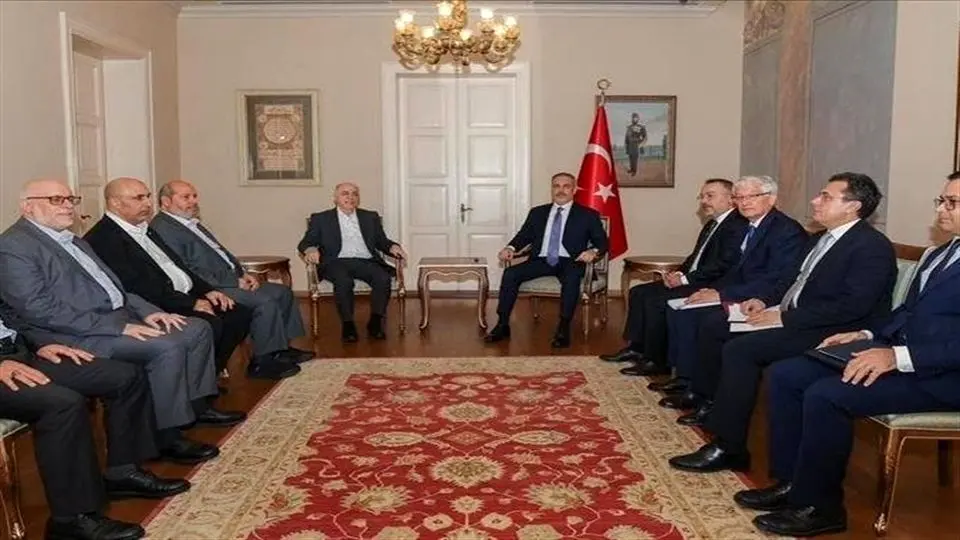 دیدار رهبران حماس و وزیر خارجه ترکیه + جزئیات