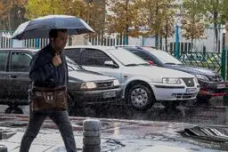 بارش باران و رعد و برق در چند استان
