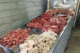 کشف ۲ تن گوشت و لبنیات تاریخ مصرف گذشته از انبار یک فروشگاه در کرج

