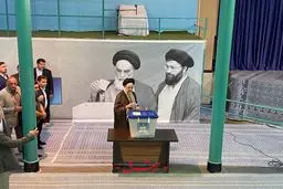 سید محمد خاتمی رای خود را به صندوق انداخت/ ویدیو