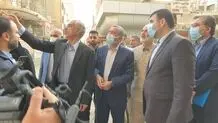 معاون اجرایی رئیس جمهور از آخرین وضعیت حادثه متروپل آبادان بازدید کرد