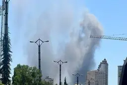 شنیده شدن صدای انفجار در تهران + تصاویر