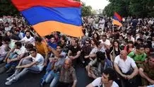 اعتراضات گسترده در ارمنستان؛ ده‌ها تن از مخالفان دولت ارمنستان دستگیر شدند/ ویدئو و تصاویر