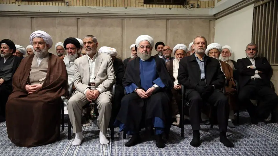 وحشت اصولگرایان تندرو از هم‌نشینی‌‌های ادامه‌دار علی لاریجانی و حسن روحانی