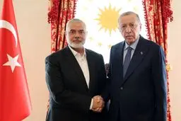 ترکیه: اردوغان و هنیه درباره لزوم آتش‌بس در غزه گفت‌وگو کردند