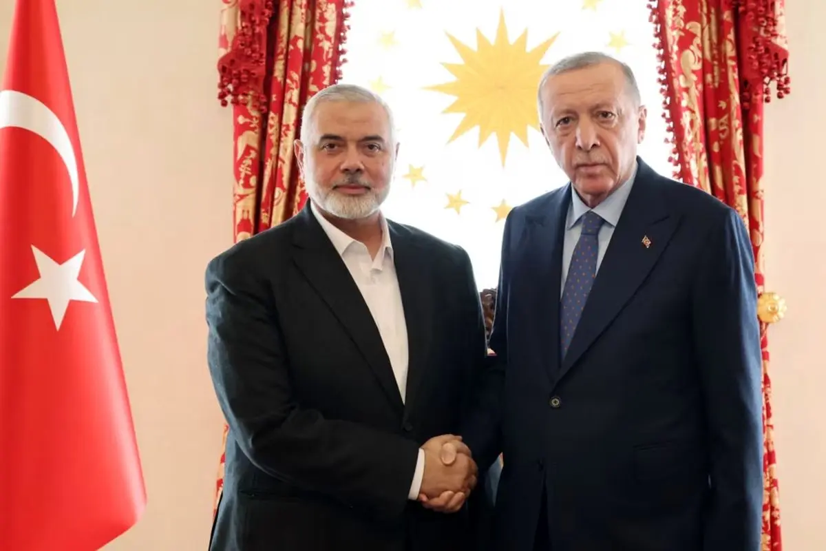 ترکیه: اردوغان و هنیه درباره لزوم آتش‌بس در غزه گفت‌وگو کردند