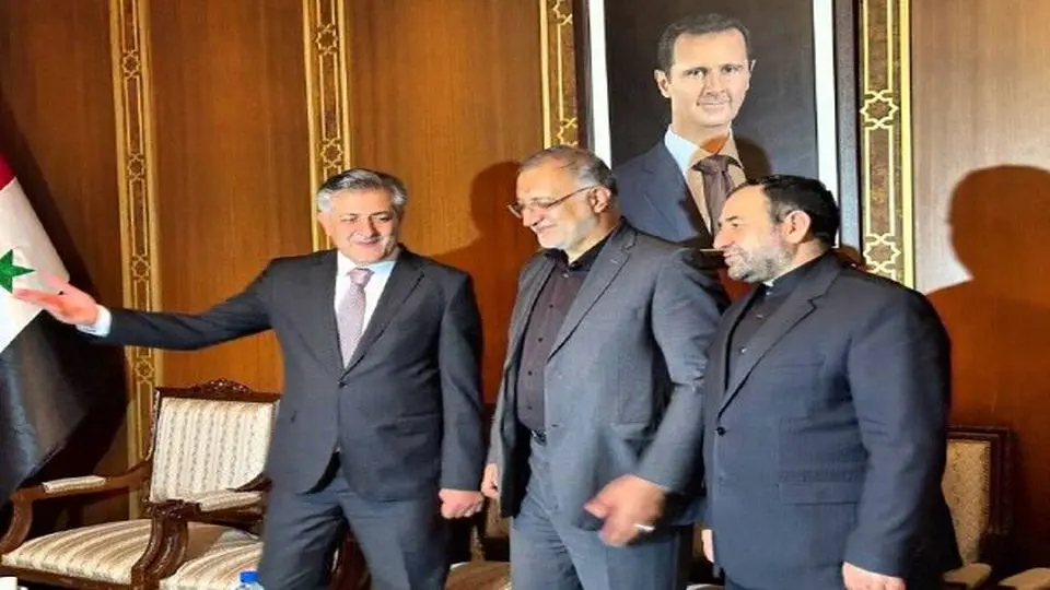 Tehran mayor visits Damascus to boost coop. with Damascus