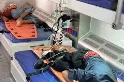 آخرین وضعیت مصدومان حادثه واژگونی اتوبوس در محور فیروزآباد ـ کوار
