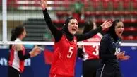 صعود والیبال زنان ایران به عنوان تیم دوم 