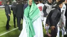 عکس بانمک مهدی قائدی در جشن صعود تیم ملی