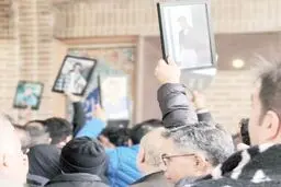 سوگواری در بهشت زهرا