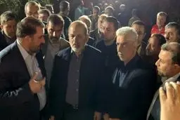 ‌حضور وزیر کشور در محل آتش‌سوزی کمپ ترک اعتیاد 