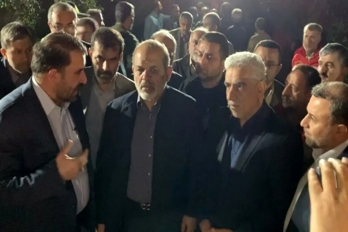 ‌حضور وزیر کشور در محل آتش‌سوزی کمپ ترک اعتیاد 