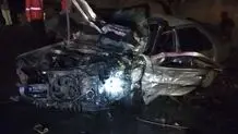 تصادف مرگبار در محور ملایر /مرگ دختر بچه ۶ ساله و مرد ۴۰ ساله
