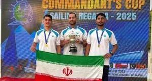 تیم قایقرانی نیروی دریایی در سریلانکا قهرمان شد 