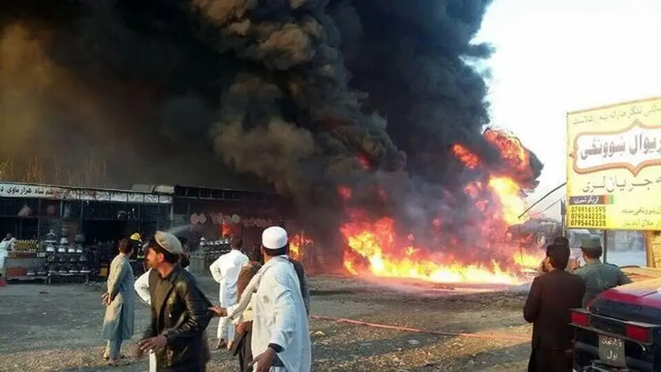 انفجار تانکر گاز در کابل