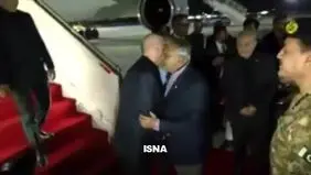 لحظه ورود هیات ایرانی به پاکستان به ریاست قالیباف + ویدئو
