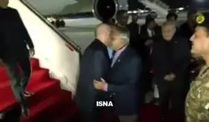 لحظه ورود هیات ایرانی به پاکستان به ریاست قالیباف + ویدئو