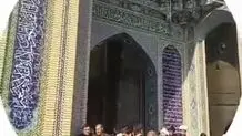 روضه خوانی کاظم صدیقی بر مزار پسرش + ویدئو