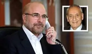 قالیباف در گفت‌وگوی تلفنی با نبیه بری: به دنبال وادار کردن دشمنان به برقراری آتش‌بس دائم در همه مناطق درگیری طبق توافق هستیم