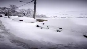 بارش ۶۰ سانتی متری برف در خراسان+ ویدئو