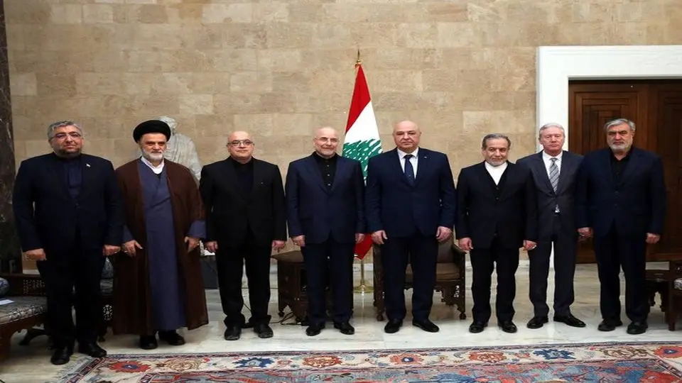 Iranian delegation holds meeting with president of Lebanon