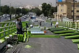 تقاطع غیر همسطح شهید همدانی آماده تست بارگذاری است