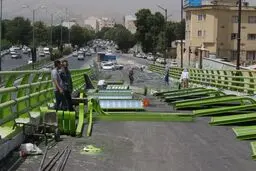 تقاطع غیر همسطح شهید همدانی آماده تست بارگذاری است