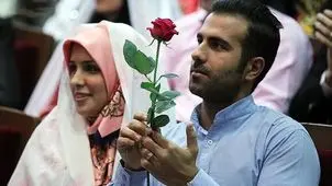 مراسم ازدواج دانشجویی در دانشگاه تهران+ عکس