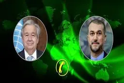 Iran FM, UN chief discuss Vienna talks latest situation