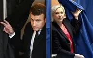انتخابات ریاست جمهوری فرانسه| فاصله بین مکرون و لو پن در حال کاهش است