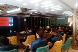 بازیکنان نساجی در جسله فنی پیش از بازی!
