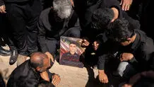چند قاب از تشییع دو بسیجی که در مراسم رهبر شهید در مشهد ترور شدند + عکس