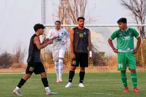 تمرین جدی تیم نویدکیا مقابل ب سپاهان !