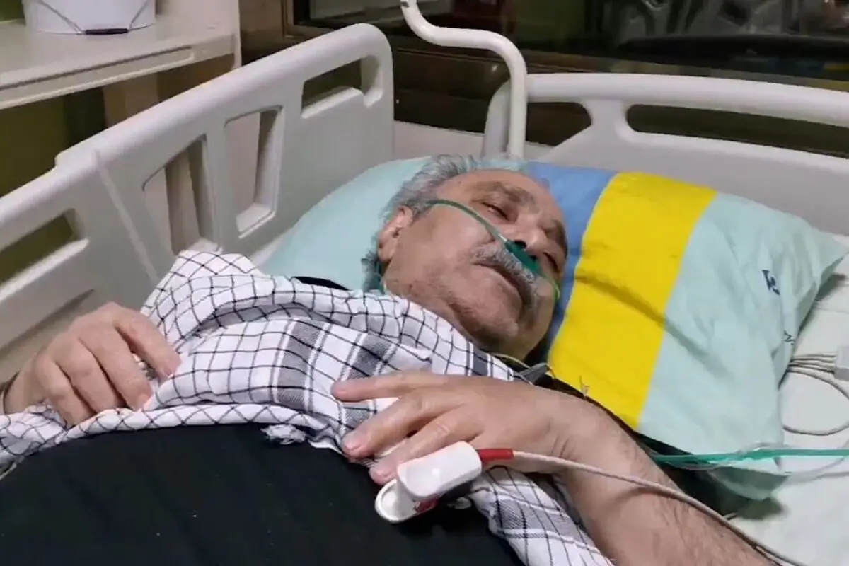آخرین روزهای زندگی محمد کاسبی در بیمارستان به روایت تصویر