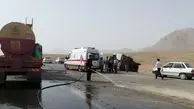برخورد ۳ تریلر در محور ریگان ایرانشهر ۶ کشته و زخمی بجا گذاشت