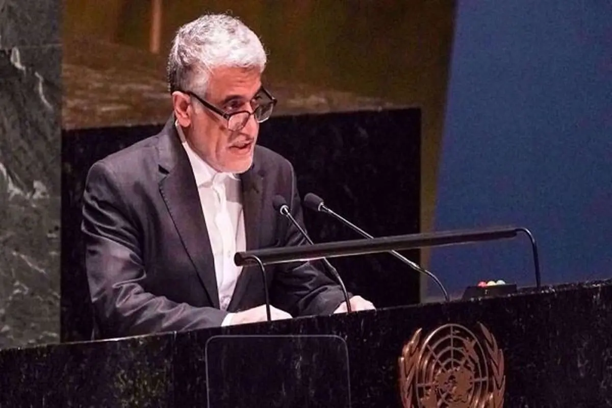 سفیر إیران لدی الأمم المتحدة: لسنا مسؤولین عن إجراءات أی فرد أو جماعة فی المنطقة