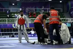 ضربۀ تمام‌کننده تکواندوکار ایران به حریف سنگالی 